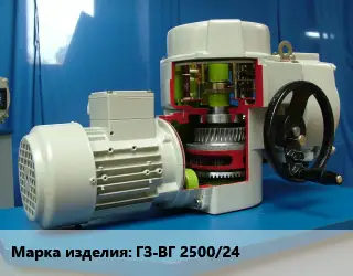 Электропривод ГЗ-ВГ 2500/24
